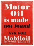 Mobil Motor Oil Sign