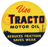 Tracto Motor Oil Sign