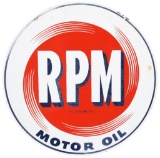 Rpm Motor Oil Hanging Sign