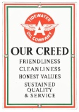 Tidewater Our Creed Sign