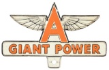 Flying A Giant Power License Plate Topper