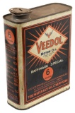 Veedol 6 Visqueuse Motor Oil Can