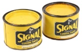 Lot Of 2 Signal Grease Cans