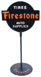 Firestone Tires Curb Sign