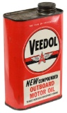 Veedol New Compound Outboard Motor Oil Can