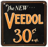 Rare Veedol 30 Cent Quart Sign