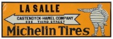 Michelin Tires La Salle Castendyck-hamel Company Sign