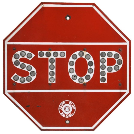 So. Cal. Auto Club Stop Sign