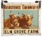 Registered Guernseys Elm Grove Farm Hanging Sign