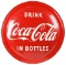 Drink Coca Cola In Bottles Bubble Sign