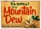 Yahoo Mountain Dew Sign