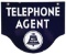 Telephone Agent Hanging Sign