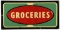 Groceries Embossed Horizontal Sign