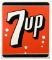 Large 7up Square Sign