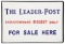 The Leader-Post For Sale Here Flange Sign NOS