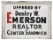 Emerson Realtor Sign