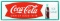 Coca Cola Sign Of Good Taste Horizontal Sign With Bottle & Fishtail