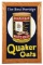 Quaker White Oats Framed Sign