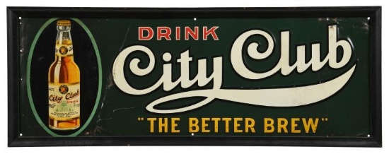 Drink City Club The Better Brew Sign