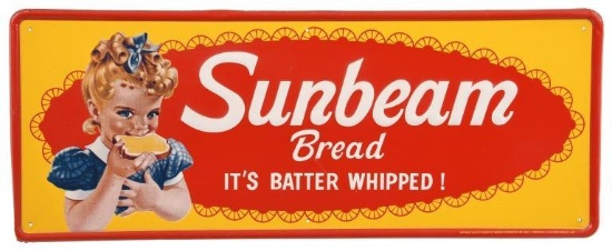 Sunbeam Bread It's Batter Whipped Sign