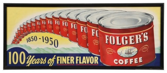 Folger's Coffee Framed Poster