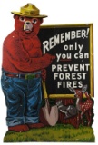 Smokey The Bear Forrest Fire Sign