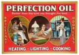 Early Standard Perfection Oil Sign