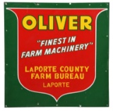 Oliver Finest In Farm Machinery Sign