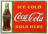 Early Ice Cold Coca Cola Sign