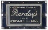 Barclay's Whiskies & Gins Neon Display