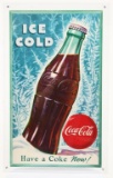 Ice Cold Coca Cola Cardboard Bullseye Sign
