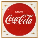 Enjoy Coca Cola Self Framed Sign