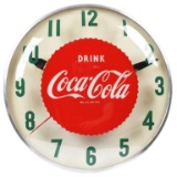 Drink Coca Cola Round Light Up Clock