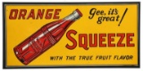 Orange Squeeze Sign