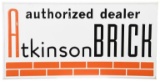 Atkinson Brick Sign