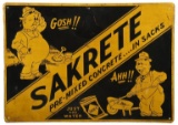 Sakrete Concrete Sign