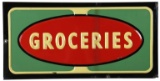 Groceries Embossed Horizontal Sign