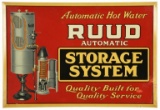 Ruud Automatic Hot Water Storage System Easel Back Sign