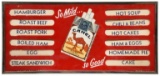 Camel Cigarettes Menu Board