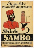 Sambo Chocolate Milk Sign