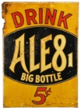 Drink Ale 8 Big Bottle Sign