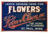 Holm & Olsen Flowers Sign