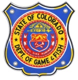 State of Colorado Dept. Of Fish & Game Sign