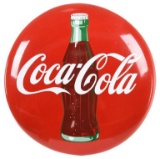 Coca Cola Button Sign