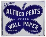 Alfred Peats Wall Paper Sign
