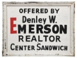 Emerson Realtor Sign