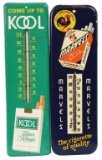 Lot Of 2 Cigarette Thermometers Kool & Marvels