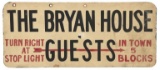 The Bryan House Sign