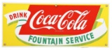 Coca Cola Fountain Service Sign