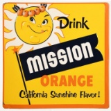 Mission Orange Beverage Sign